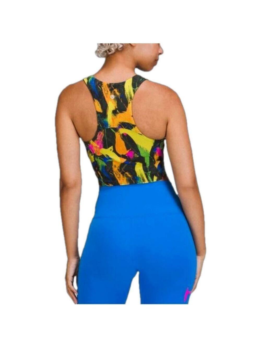 Lululemon Wunder Train Racerback Tank B/C Cup Support Size 4 Multi Color - Picture 2 of 10
